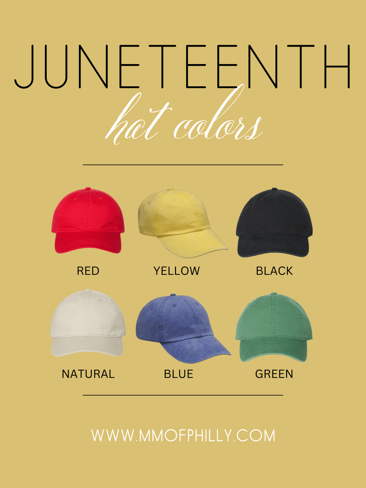 1865 Juneteenth Embroidered Hat