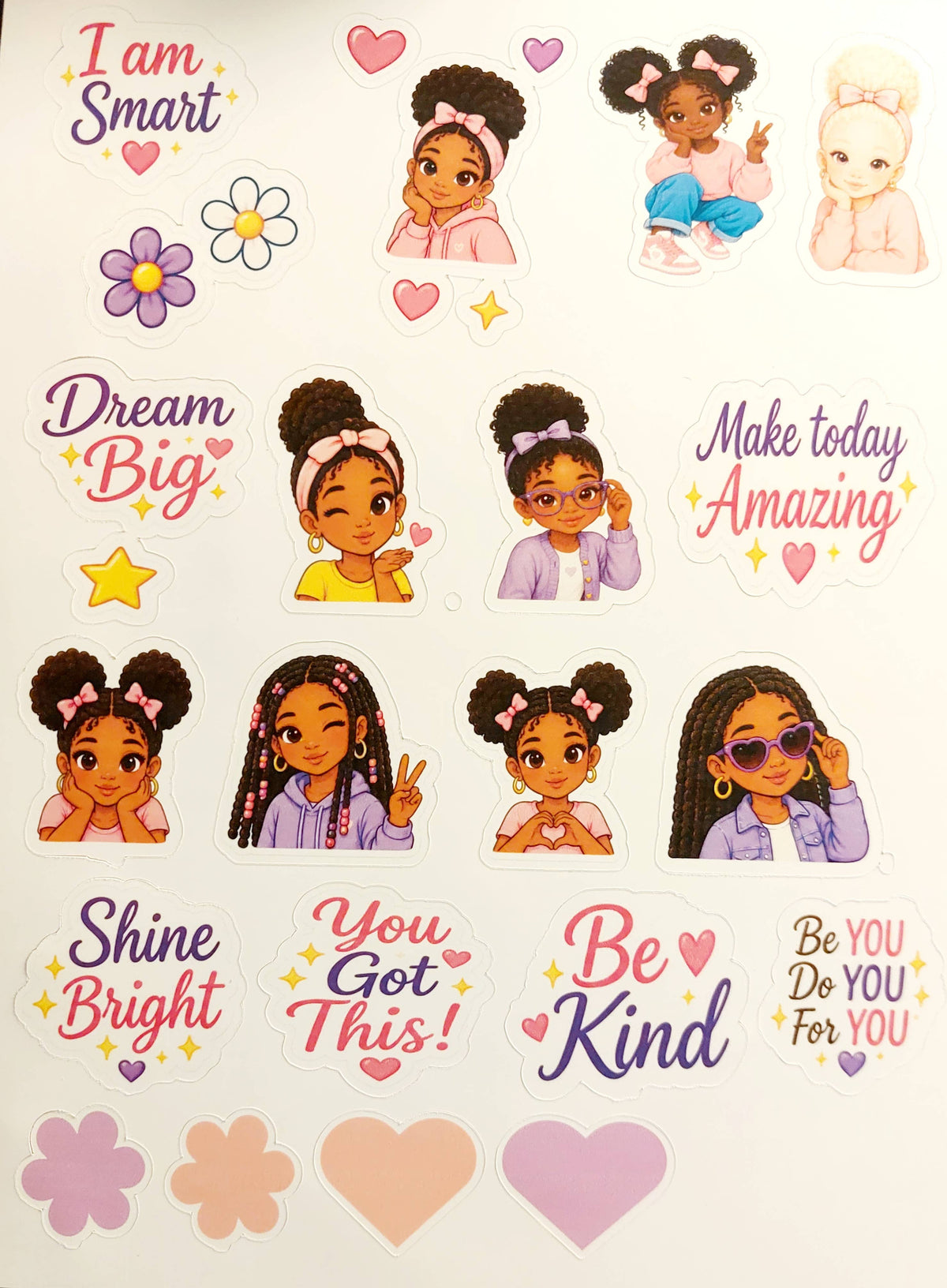 Vinyl Sticker Pack- Sweet & Positive