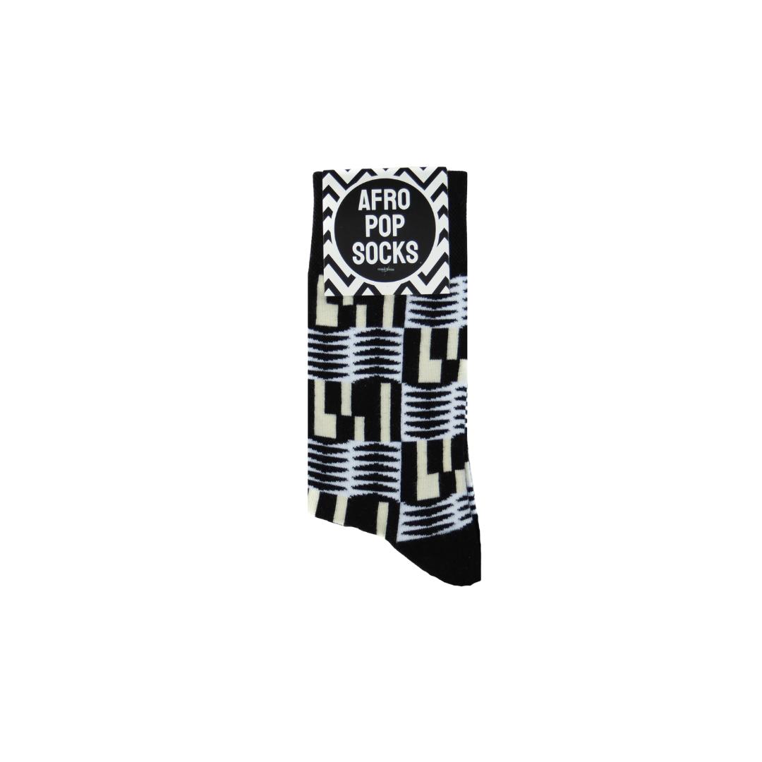 Afropop Socks - Zebra