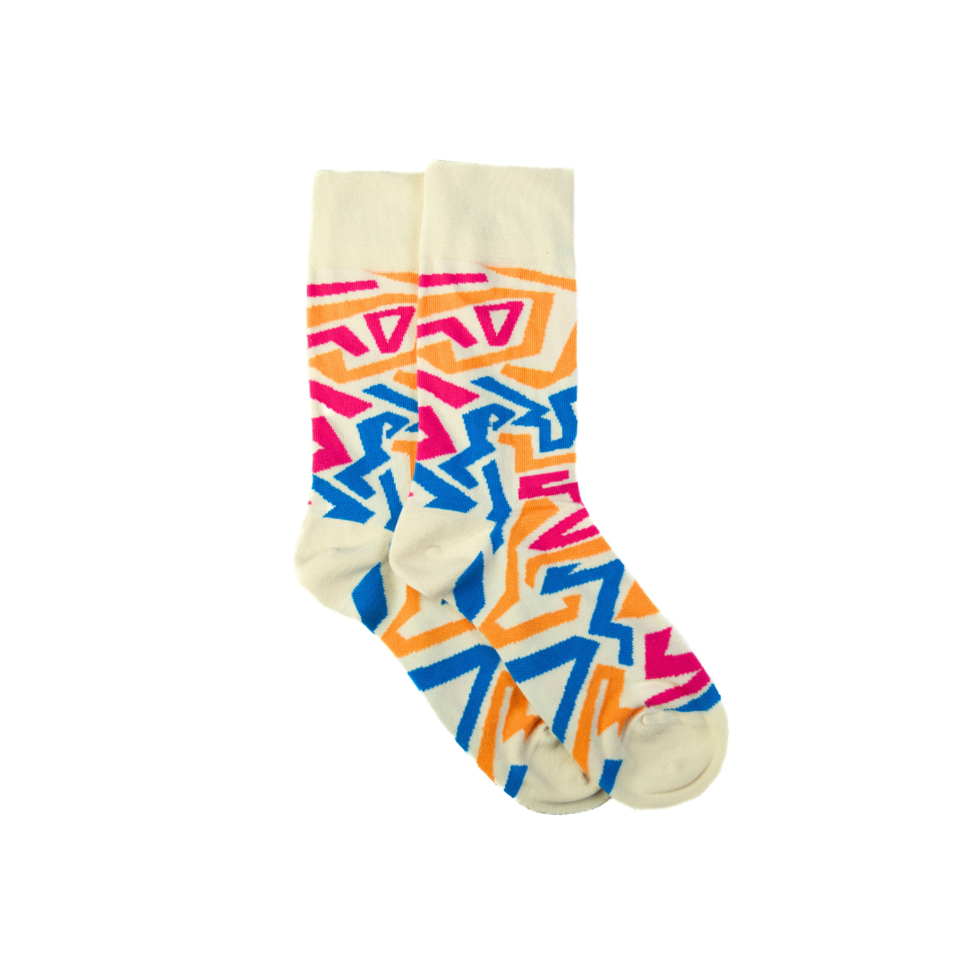 Afropop Socks - Highlife Cream