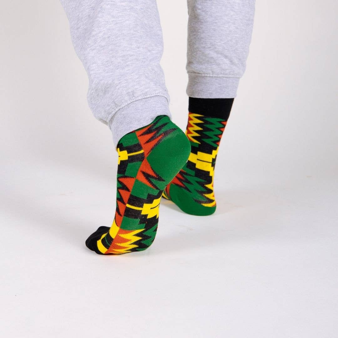 Afropop Socks - Zion Black