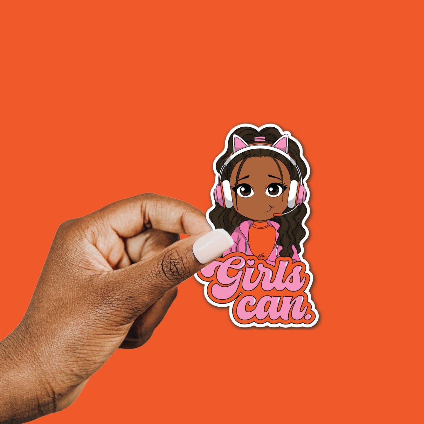 Vinyl Sticker - Girls Can