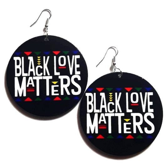 Earrings BLACK LOVE MATTERS