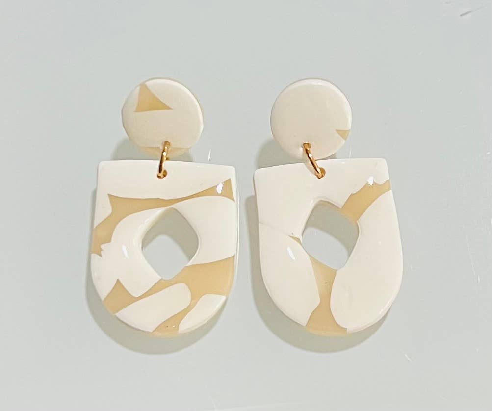 Earrings White Ivory