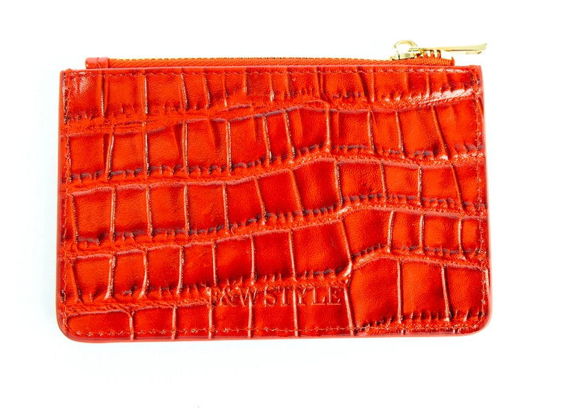 Red Carrie Card Holder Wallet