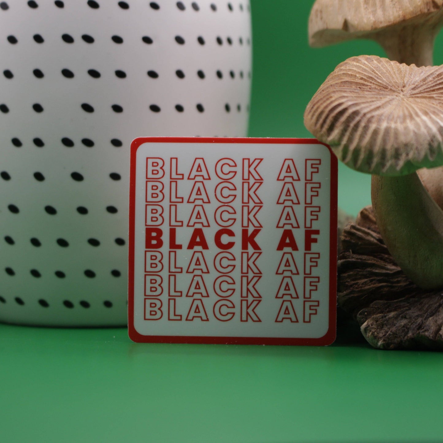 Sticker Black AF
