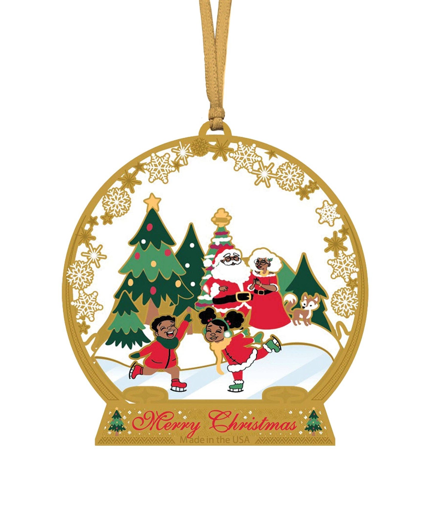 Holiday Snow Globe Ornament