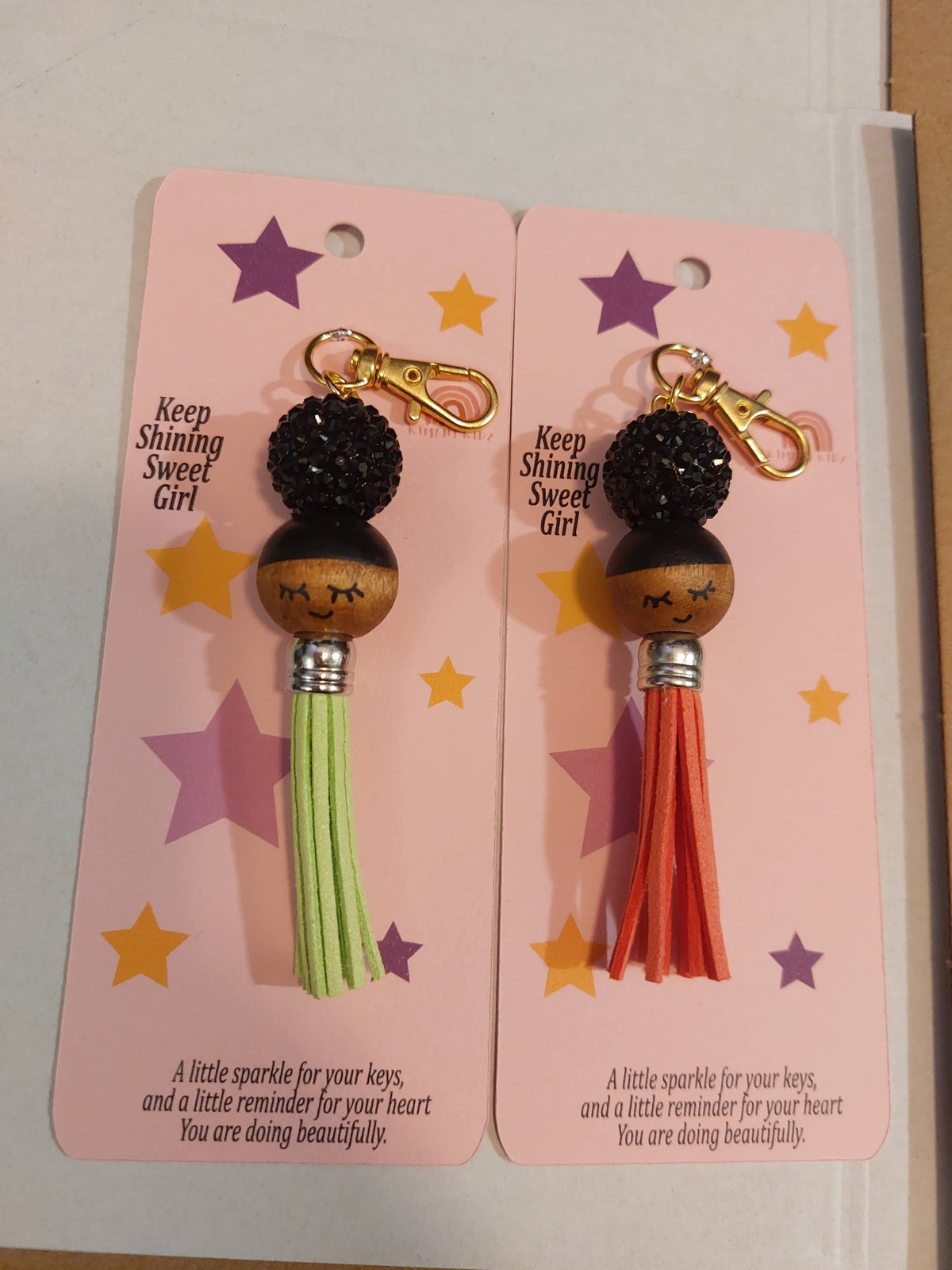 Keychain - Keep Shining Sweet Girl