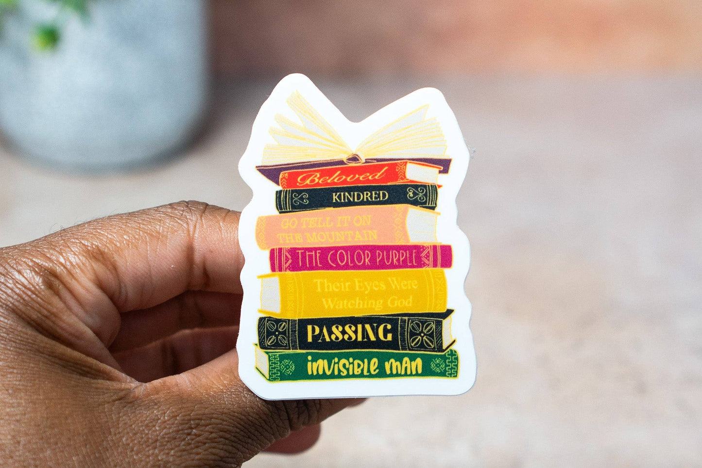 Vinyl Sticker - Black Literary Classics