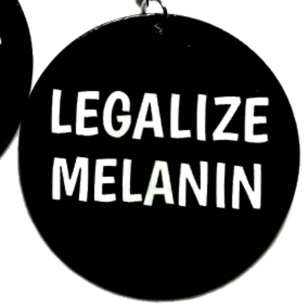 Earrings LEGALIZE MELANIN