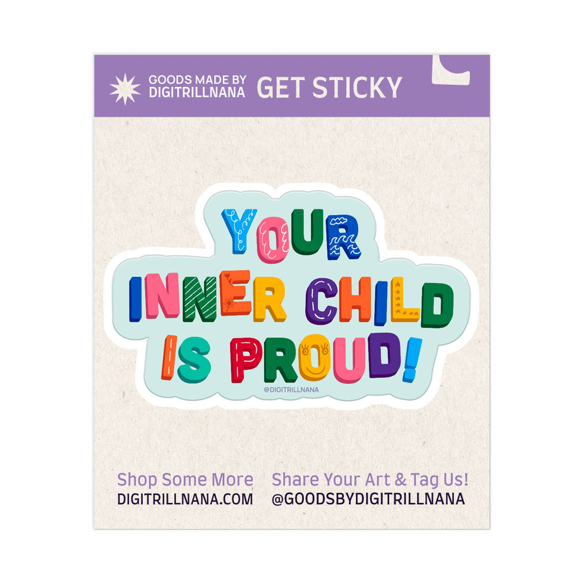 Vinyl Sticker - Inner Child Joy