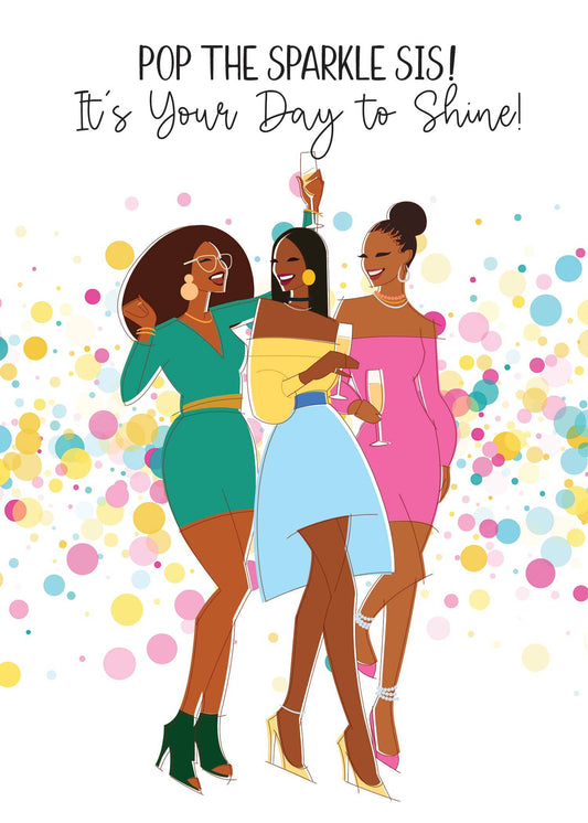 Birthday Card Set- Pop the Sparkle