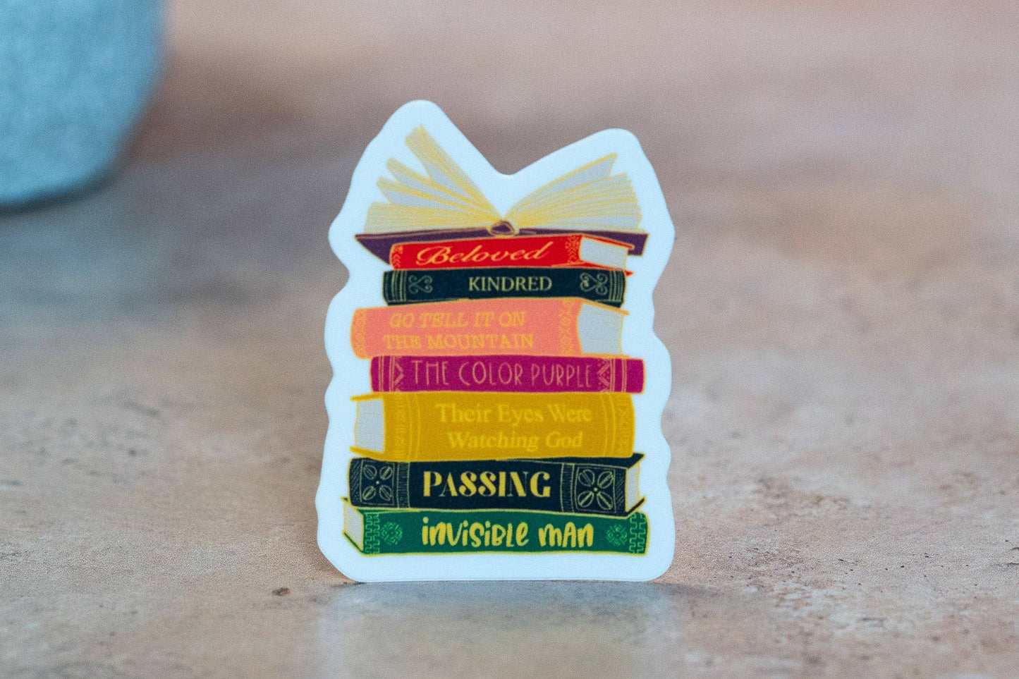 Vinyl Sticker - Black Literary Classics