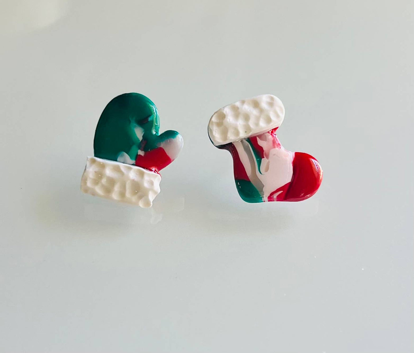 Earrings - Sock & Mitten Studs