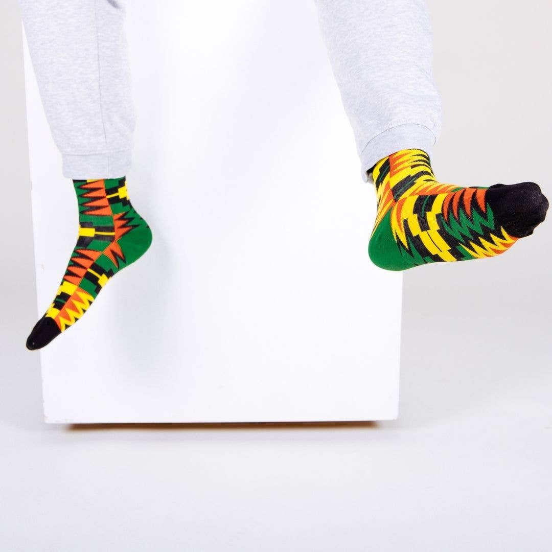 Afropop Socks - Zion Black