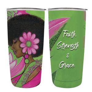 Tumbler - Faith, Strength & Grace