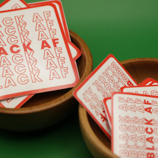 Sticker Black AF