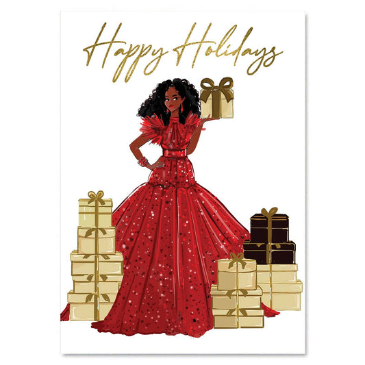 Christmas Cards - Gown and Gifts C992