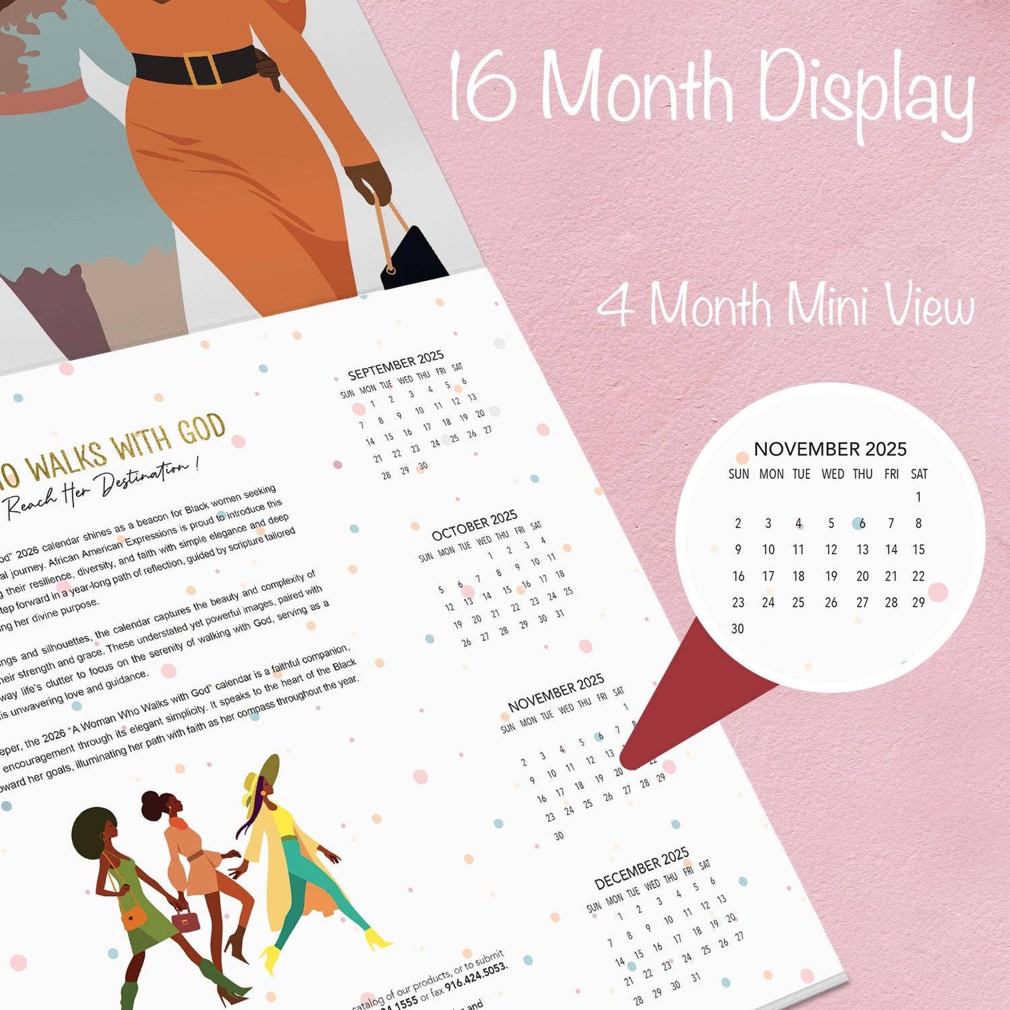 2026 Woman with God Calendar