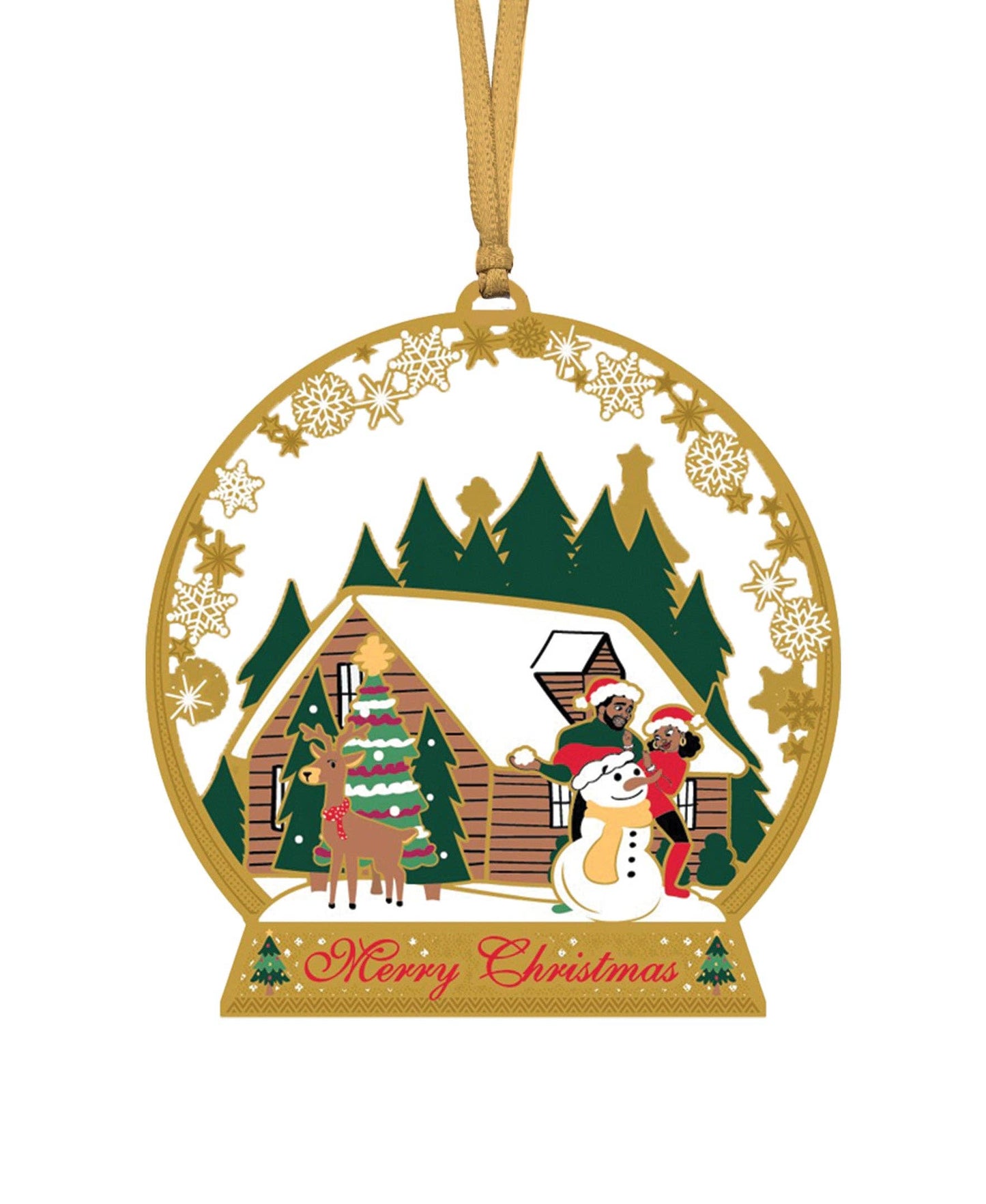 Holiday Snow Globe Ornament